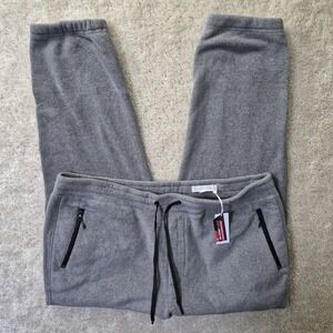 Outerknown Polartec Fleece Pants Mens 2XL Gray Tapered Drawstring Ski Outdoor